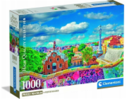 Clementoni - Puzzle 1000 Park Güell, Barcelona