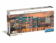 Clementoni - Puzzle 1000 Panorama Zářivý Amsterdam