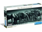 Clementoni - Puzzle 1000 Panorama Stádo obrů