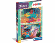 Clementoni - Puzzle 2x60 Stitch