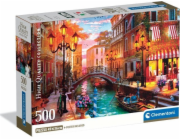 Clementoni - Puzzle 500 Západ slunce nad Benátkami