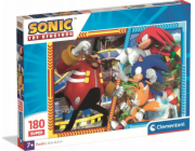 Clementoni - Puzzle 180 Super Sonic the Hedgehog