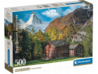 Clementoni - Puzzle 500 Okouzlující Matterhorn