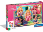 Clementoni - Puzzle 104 Disney Princezny 2