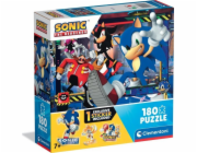 Clementoni - Puzzle 180 Sonic the Hedgehog 2