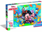 Clementoni - Puzzle 104 Disney Mickey a přátelé
