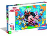 Clementoni - Puzzle 104 Disney Mickey a přátelé