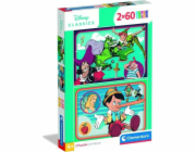 Clementoni - Puzzle 2x60 Disney Klasika