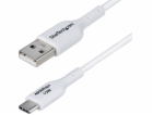 StarTech.com 3ft (1m) White USB-A to USB-C Charging Cable...