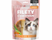 PAN MIĘSKO Fillets Chicken with vegetables - pamlsek pro kočky - 100g