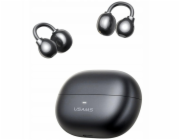 USAMS R02 Bluetooth sluchátka s klipem, šedá
