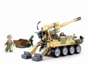 Sluban Army Model Bricks M38-B0751 Mobilní kanón 8x8 s pozemním minometem