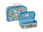Goki Sada dětských kufříků Láska a Mír 2 ks