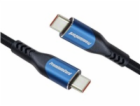 PremiumCord USB-C kabel, 1,5m/5A/100W/20Gbits