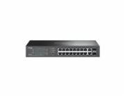 Switch TP-Link ES220GP 16x GLan s PoE+, 2x GLan, 2x SFP, 150W, Omáda SDN