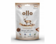 OLLO Air Dried Training Venison Cubes - pamlsek pro psa - 80g