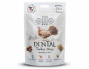 OLLO Air Dried Dental Turkey Strips - pamlsek pro psa - 80g
