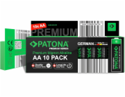 PATONA Premium AA Mignon LR06 – 10x alkalické baterie 1,5V