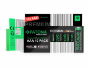 PATONA Premium AAA Micro LR03 – 10x alkalické baterie 1,5V