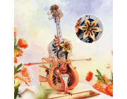 RoboTime 3D skládačka hrací skříňky Kouzelné violoncello (mechanický pohon)
