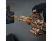 RoboTime 3D dřevěná mechanická skládačka Rotační kulomet