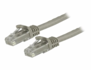 Startech 15m CAT6 Ethernet Cable, 10 Gigabit Snagless RJ45 650MHz 100W PoE Patch Cord, CAT 6 10GbE UTP Network Cable w/Strain Relief, Grey, Wiring is UL Certified/TIA - Category 6 - 24AWG (N6PATC15MGR