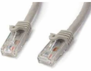 StarTech.com 5m CAT6 Ethernet Cable, 10 Gigabit Snagless RJ45 650MHz 100W PoE Patch Cord, CAT 6 10GbE UTP Network Cable w/Strain Relief, Grey, Fluke Tested/Wiring is UL Certified/TIA - Category 6 - 24