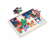 Mudpuppy Puzzle Vánoce 12 dílků