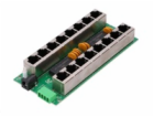 POE injektor pasivní - 8x 1 Gb/s, stíněný, svorkovnice