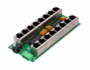 POE injektor pasivní - 8x 1 Gb/s, stíněný, svorkovnice