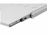 LEXI-Net 19" posuvná police s perforací 1U/550mm, šedá