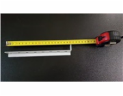 LEXI-Net 19" police s perforací 1U/650mm, nosnost 45kg, zadní nastavitelný úchyt, šedá