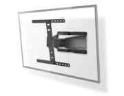 NEDIS nástěnný TV držák/ 43 - 90"/ nosnost 50 kg/ náklon -15 - 3°/ otočný -30 - 30°/ Full Motion/ ocel/ černý