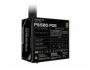 GIGABYTE zdroj P650G PG5, 650W, 120mm, 80 Plus Gold, ATX 3.1
