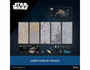 Ugears 3D dřevěná mechanická skládačka Star Wars Luke Skywalker X-Wing stíhačka