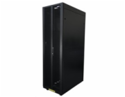LEXI-Net 19" stojanový rozvaděč 42U 600x1000 rozebiratelný, kolečka, 1000kg, perforované dveře, černý