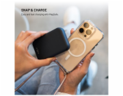 Pouzdro FIXED MagPure Neck s růžovou šňůrkou na krk pro Apple iPhone Air