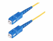 Startech 100m (328ft) SC to SC (UPC) OS2 Single Mode Simplex Fiber Optic Cable, 9/125?m, 40G/100G, Bend Insensitive, Low Insertion Loss, LSZH Fiber Patch Cord - Patch kabel - jednoduchý režim SC/UPC (