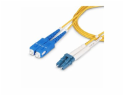 StarTech.com 7m (23ft) LC to SC (UPC) OS2 Single Mode Duplex Fiber Optic Cable, 9/125?m, Laser Optimized, 10G, Bend Insensitive, Low Insertion Loss - LSZH Fiber Patch Cord (SMLCSC-OS2-7M) - Patch kabe