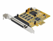 StarTech.com 8-Port PCI Express RS232 Serial Adapter Card, PCIe RS232 Serial Card, 16C1050 UART, Multiport Serial DB9 Controller/Expansion Card, 15kV ESD Protection, Windows & Linux - Up to 921.6 Kbps