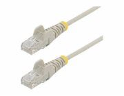 StarTech.com 1.5m Slim LSZH CAT6 Ethernet Cable, 10 Gigabit Snagless RJ45 100W PoE Patch Cord, CAT 6 10GbE UTP Network Cable w/Strain Relief, Grey, Fluke Tested/ETL, Low Smoke Zero Halogen - Category 