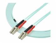 StarTech.com 5m Fiber Optic Cable - 10 Gb Aqua - Multimode Duplex 50/125 - LSZH - LC/LC - OM3 - LC to LC Fiber Patch Cable - Patch kabel - multirežim LC (M) do multirežim LC (M) - 5 m - 5 m - optické 