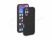 Delock - Zadní kryt pro mobilní telefon - kompatibilita s MagSafe - silikon mekký na dotek, polykarbonát (PC) - cerná - pro Apple iPhone 16