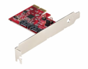 StarTech.com SATA PCIe Card, 2 Port PCIe SATA Expansion card, 6Gbps SATA Card, Full/Low Profile, PCI Express to SATA Adapter, ASM1062R SATA RAID Controller Card - PCIe to SATA Converter - Radic úložiš