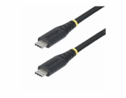 StarTech 3m USB-C Charging Cable, 240W, Silicone Jacket w/Braid - USB kabel - USB-C (M) do USB-C (M) - USB 2.0 - 48 V - 5 A - 3 m - technologie Extended Power Range (EPR), napájení USB (240 W) - cerná
