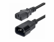 StarTech.com 4.5m Power Extension Cord, C14 to C13, 15A 250V, KEMA-KEUR - Prodlužovací šnura - IEC 60320 C14 do power IEC 60320 C13 - AC 250 V - 15 A - 4.6 m - lisovaný - cerná