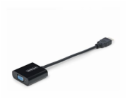 StarTech.com HDMI to VGA Adapter, 1080p, Active Video Converter - Video adaptér - HDMI s piny (male) do HD-15 (VGA) se zdírkami (female) - 18.95 cm - cerná - podpora 1080p, aktivní, napájení z autobus