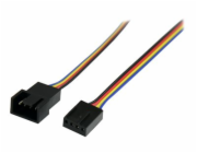 StarTech.com 12in 4 Pin Fan Power Extension Cable - M/F - Fan power extension cable - 4 pin PWM (M) to 4 pin PWM (F) - FAN4EXT12 - Prodlužovací kabel vetráku - 4-pinová PWM (pulsne šírková modulace) (