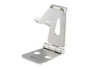 StarTech.com Phone and Tablet Stand, Foldable Universal Mobile Device Holder for Smartphones & Tablets Adjustable Multi-Angle Ergonomic Cell Phone Stand for Desk Portable, 4in to 13in - Foldable Phone