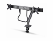 StarTech.com Desk Mount Dual Monitor Arm w/ Crossbar, Up To 27" Displays - Montážní sada - articulating, mechanical spring - pro 2 LCD displeje - ocel, plast - cerná - velikost obrazovky: 17"-27" - up